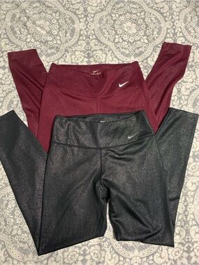 Nike Glitter Leggings Small Bundle